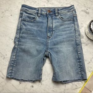 American Eagle Outfitters Light Wash Jean Shorts